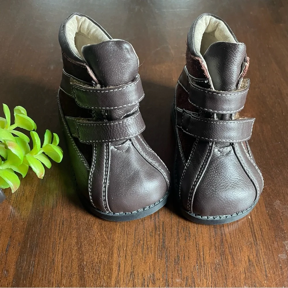 See Kai Run Rocky Brown Boots Toddler Boy Size 5
